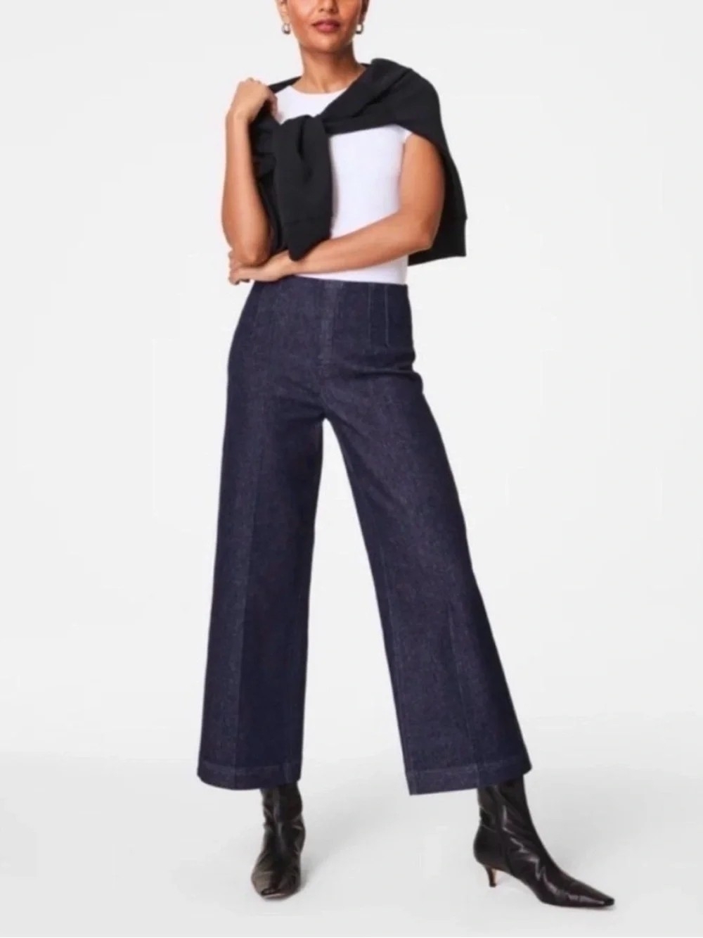NWT Spanx Wide Leg Denim ** HELLO ANTHROPOLOGIE PLUS GIRLS**